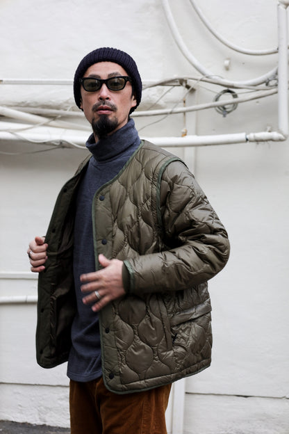 メリノウール裏毛タートルネック / グレー