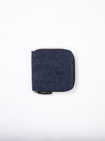 DENIM WALLET / Indigo×black