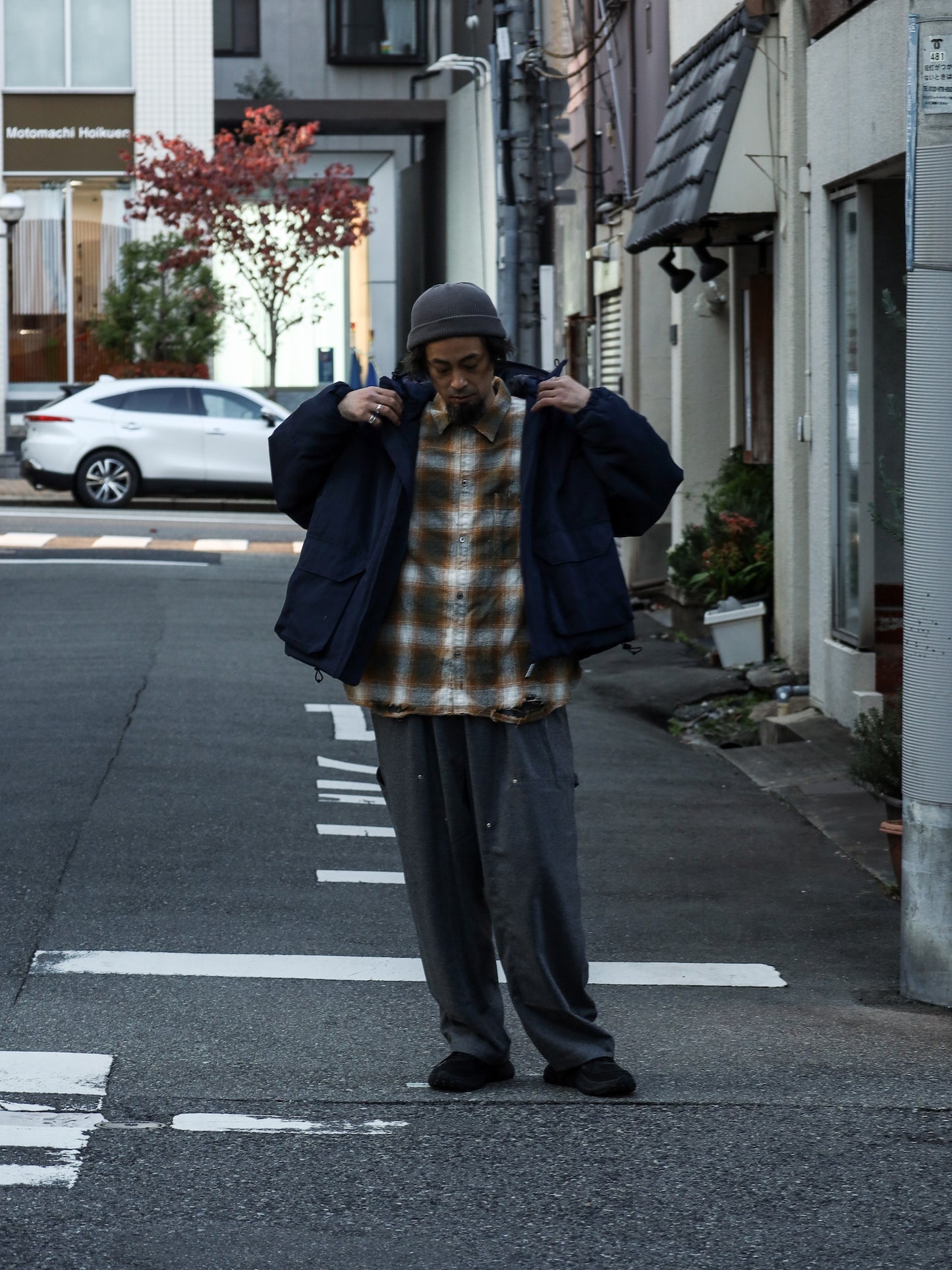 VENTILATION PUFF JACKET / Navy