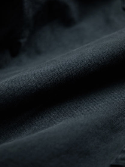 DOUBLE KNEE PAINTER SHORT PANTS / Black