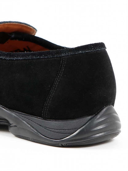 HYBRID LOAFERS / Black suede