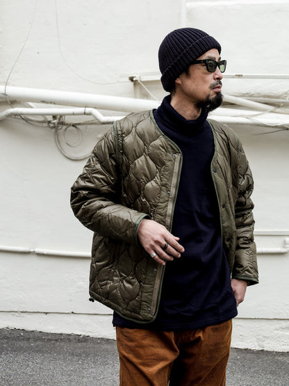 メリノウール裏毛タートルネック / ネイビー