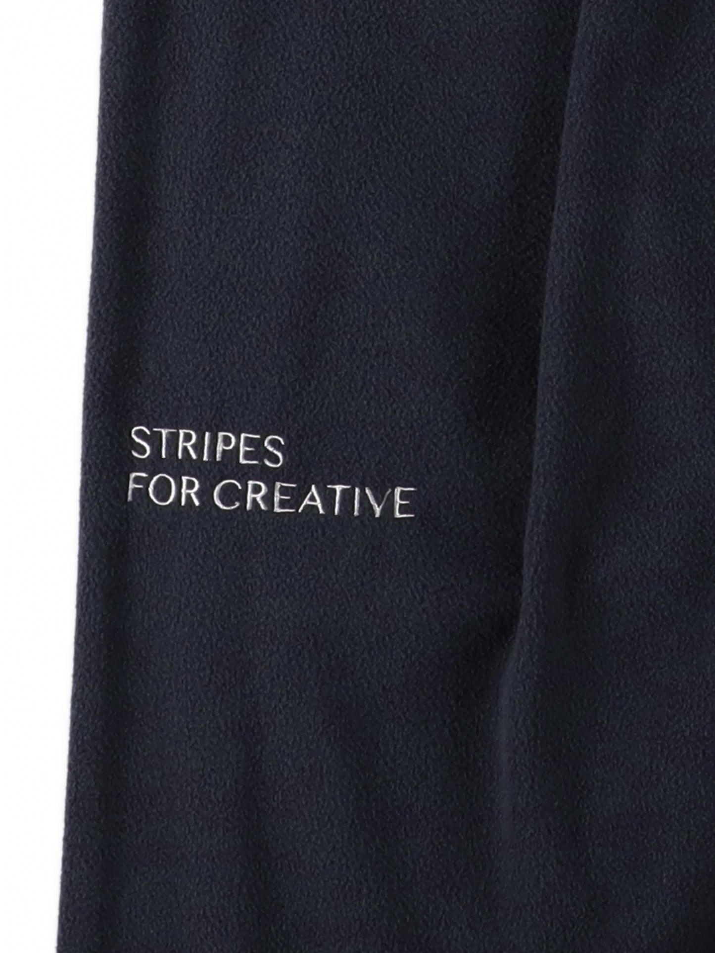 FLEECE WIDE TAPERED EASY PANTS / Navy