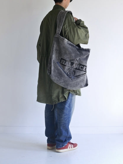 SULFUR  DYED CANVAS タスキショルダー / Black